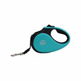 Doggie Soft Seri Otomatik Makaralı Gezdirme Tasması 12 kg / 3 M Turkuaz